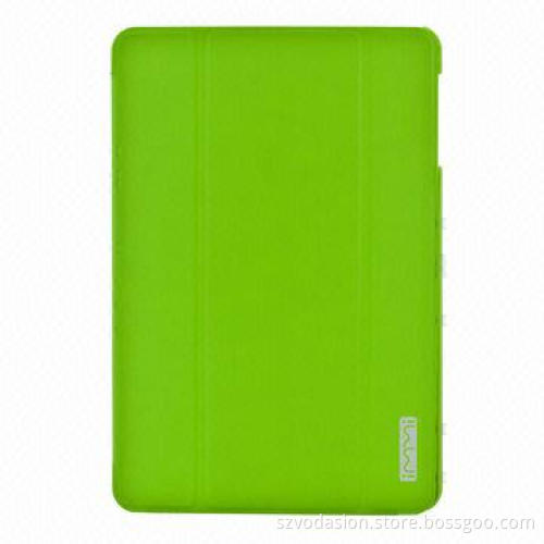 Smart Case for iPad Mini, Deboss by PU Leather/Microfiber, Inside Magnet Connection to Keep Sleep